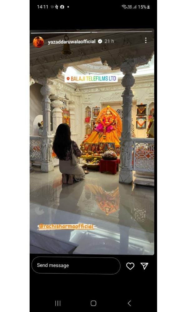 Actress Rachi Sharmas manager Yazad Daruwala Drops Hint ?