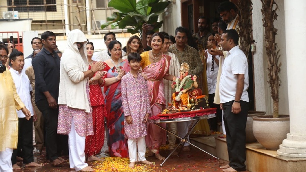 Shilpa Shetty Kundra, Ganesh Chaturthi visarjan 