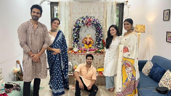Kundali Bhagya Actress Mrinal Navell enjoys Ganesh Chaturthi