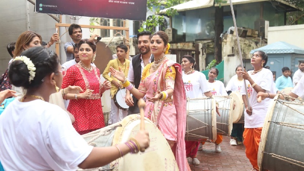 Shilpa Shetty Kundra, Ganesh Chaturthi visarjan 