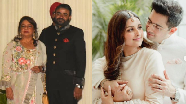 priyanka chopra mom madhu, brother sidharth at Parineeti-Raghav sufi night