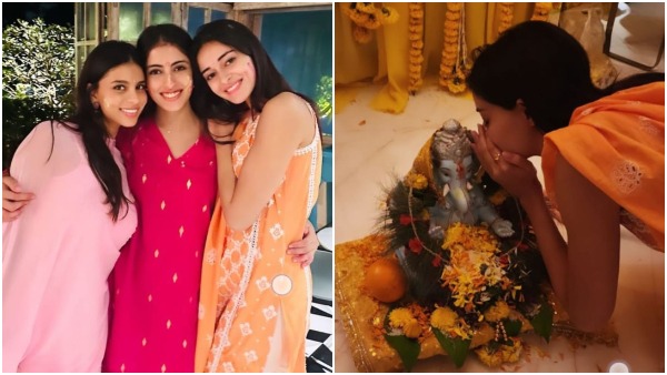 Ananya Panday Gives Peek Into Ganpati Visarjan With ‘Visarjan Partners’ Suhana Khan & Navya Naveli Nanda Ananya Panday Gives Peek Into Ganpati Visarjan With ‘Visarjan Partners’ Suhana Khan & Navya Naveli Nanda