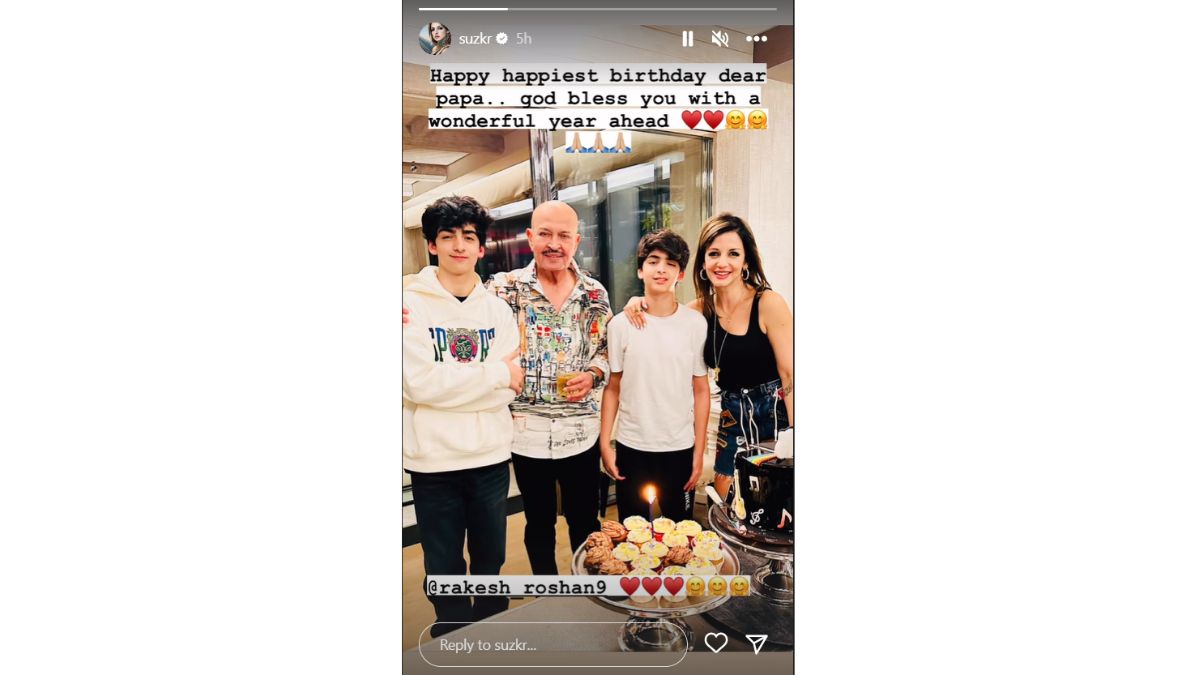 Sussanne Khan Wishes Former Father-In-Law Rakesh Roshan On His 74th Birthday