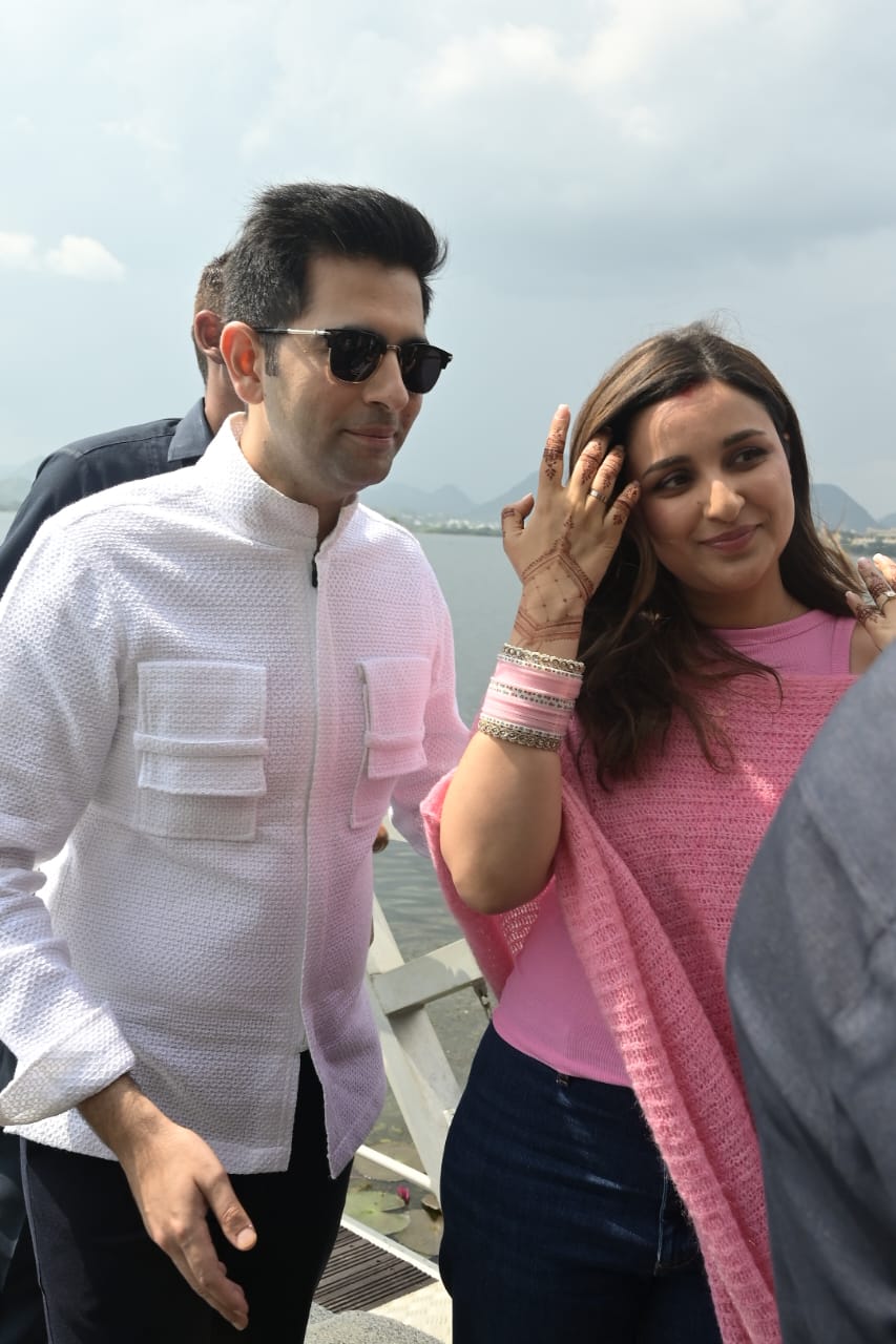 Parineeti Chopra-Raghav Chadha Make FIRST Appearance As Husband-Wife