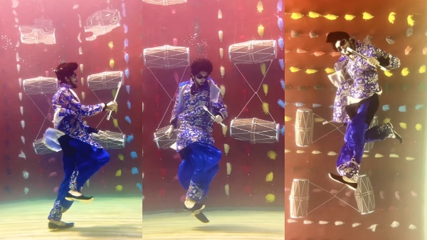 Man’s Unique Navratri Celebration With Underwater Dance Man’s Unique Navratri Celebration With Underwater Dance