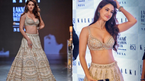 Disha Patani Walks The Ramp At Lakme Fashion Week