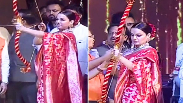  Kangana Ranaut Performs Ravan Dahan