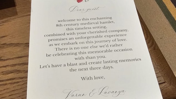 Varun Tej & Lavanya Cocktail Dinner