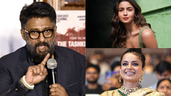 Vivek Agnihotri reacts to casting Alia & Kangana In A Film