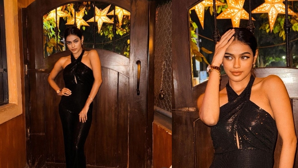 Sonya Saamoor Stuns In A Black Sequined Dress 
