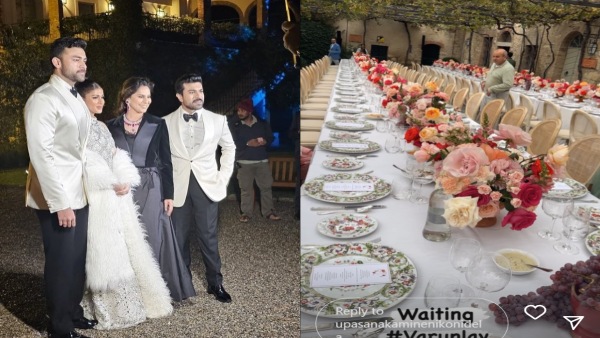 Upasana Shares Varun Tej Lavanyas Wedding Dinner Decor