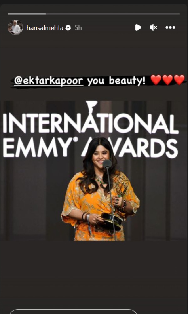 Ekta Kapoor , Emmy Ceremony
