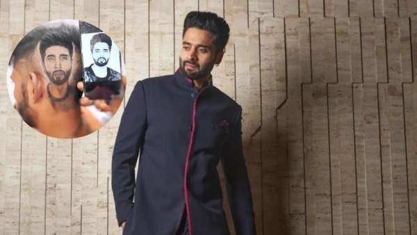 Jackky Bhagnanis Fan Gets Haircut Of His Face