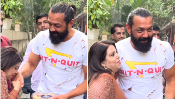 Bobby Deol Fan Hugs Him In Viral Video