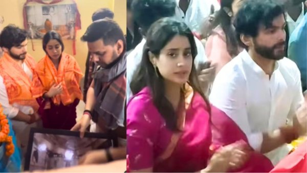 Janhvi Kapoor and Shikhar Pahariya Temple Video