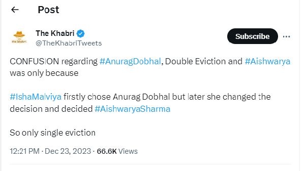 BB17: Not Anurag Dobhal, THIS Contestant Gets Eliminated