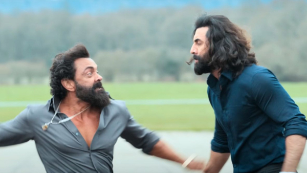 Bobby Deol Ranbir Kapoor Kiss Scene From Animal