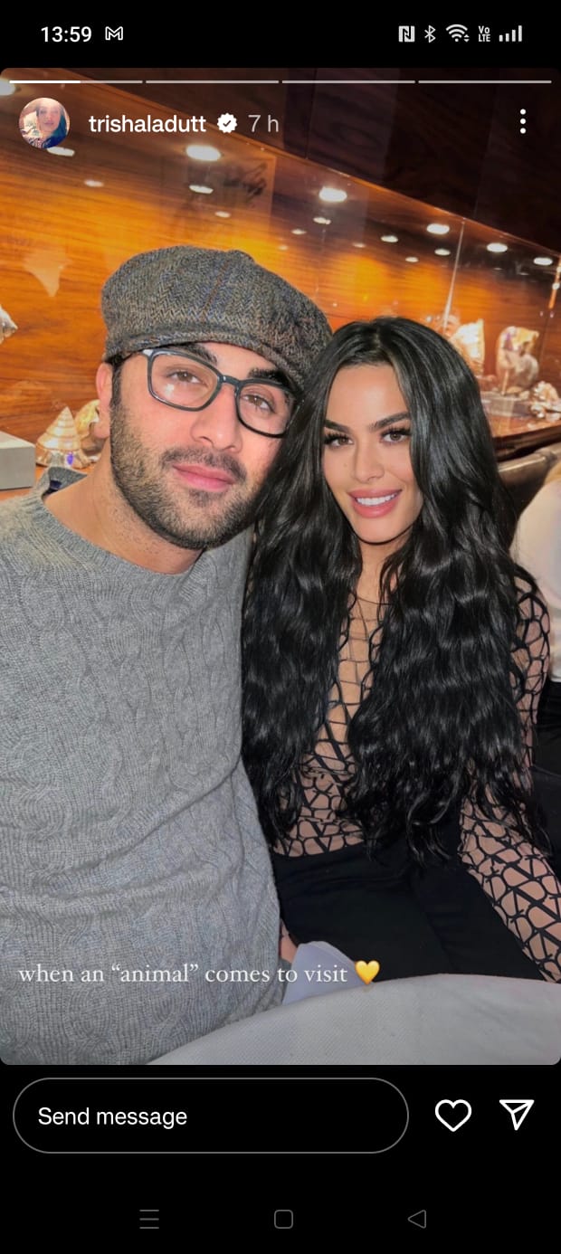 Ranbir Kapoor Poses With Sanjay Dutt's Daughter Trishala Dutt