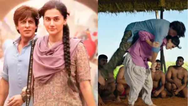 Tappsee Pannu On Wrestling With Shah Rukh Khan In Dunki Tappsee Pannu On Wrestling With Shah Rukh Khan In Dunki