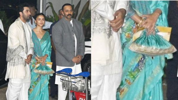 Alia Bhatt Ramayana-themed saree