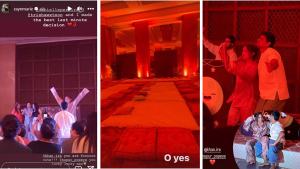 ira khan, nupur shikhare pyjama party