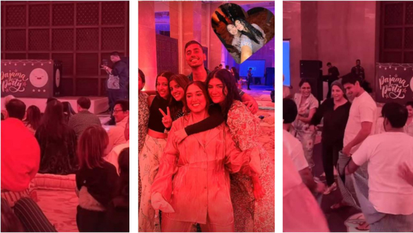 ira khan, nupur shikhare pyjama party