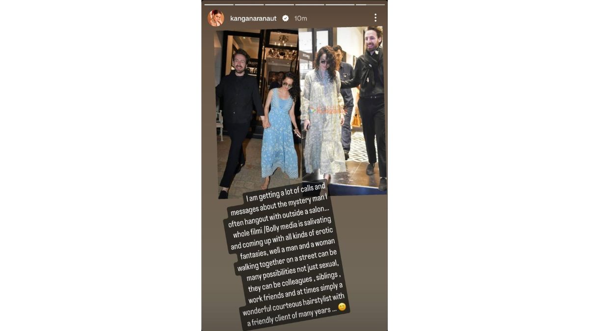 Kangana Ranaut Reacts To Dating Rumours After She Was Spotted With A Mystery Man