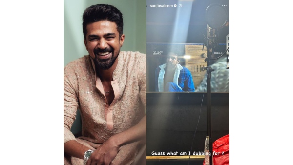 Saqib Saleem Gives Fans a Preview into His Dubbing Realm