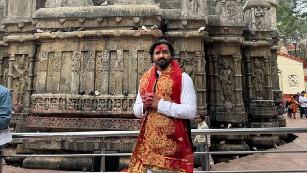 Actor Prashant Bajaj Takes Blessings At Kamakhya Devi Temple
