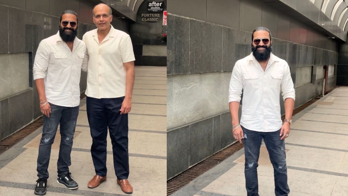 Rishab Shetty Spotted Outside Ashutosh Gowariker's Office