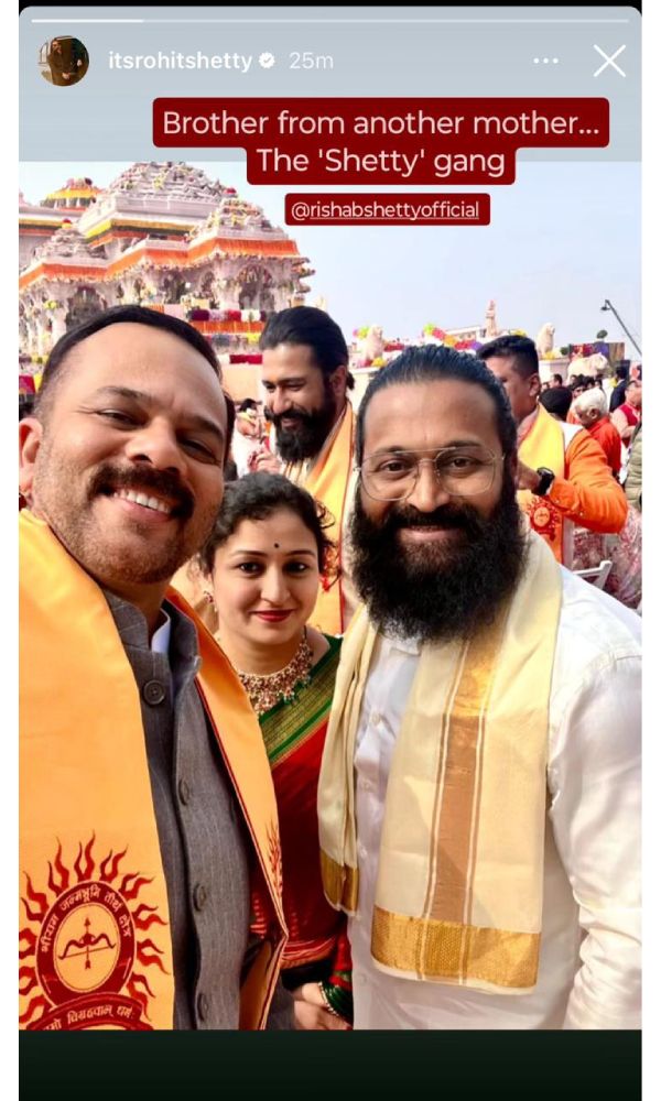 Shetty’s Are Here! Rohit Shetty Shares A Picture With Rishab