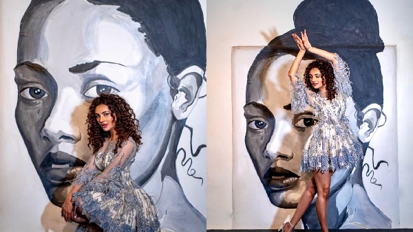 Seerat Kapoor Slays In A White Mini Embellished Dress 
