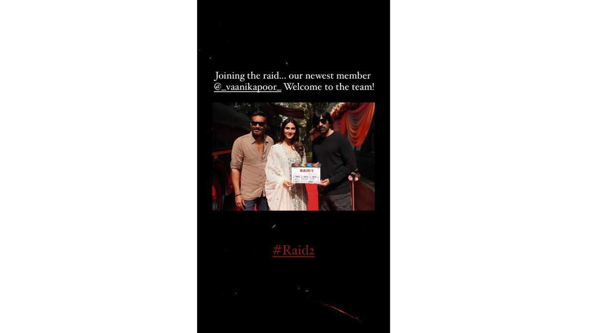 Vaani Kapoor Joins Ajay Devgn In 'Raid 2'