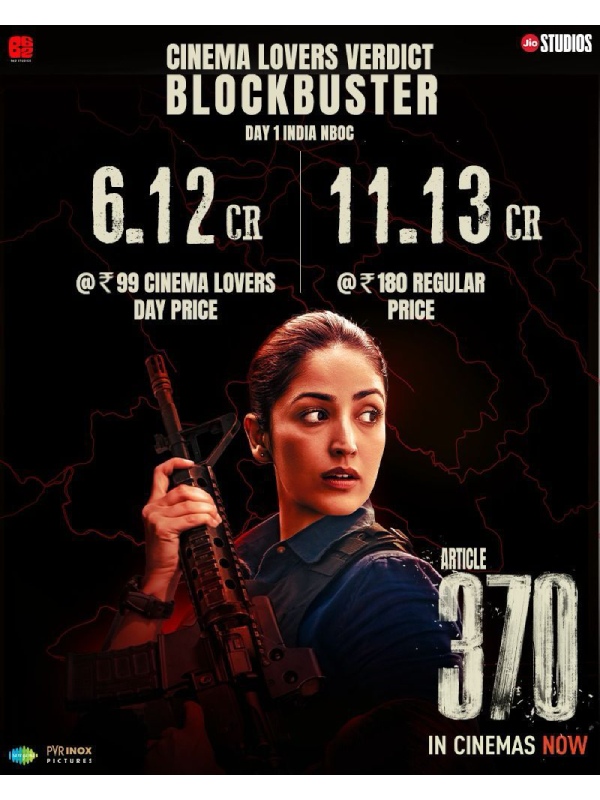 Article 370 Becomes The First Female-Led Film Of 2024 