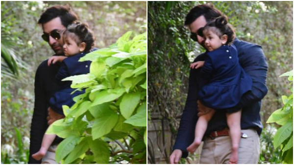 Ranbir Kapoor Twins With Daughter Raha As They Attend Jeh’s Birthday Party