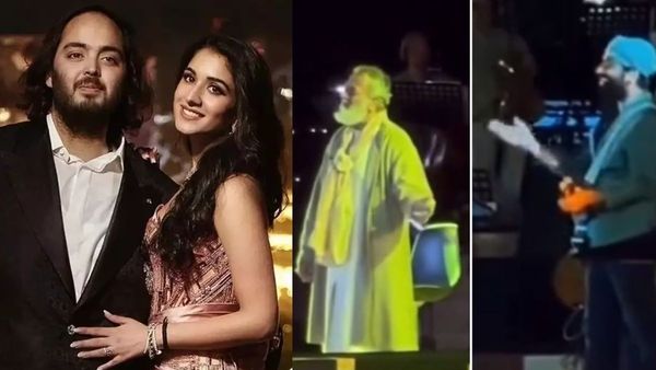 Lucky Ali Arijit Singh Perform At Anant s Pre-Wedding Bash
