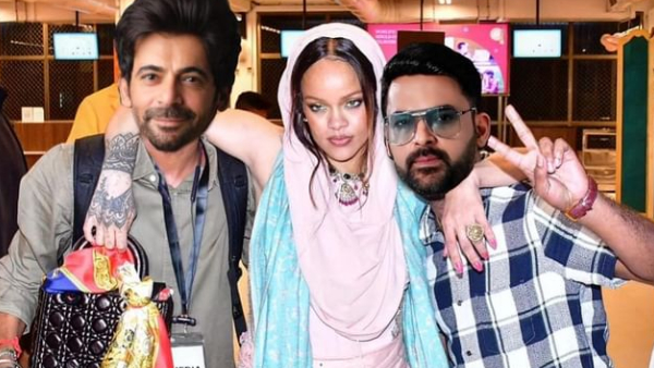 Sunil Grover Shares Morphed Pic With Rihanna amp amp Kapil Sharma