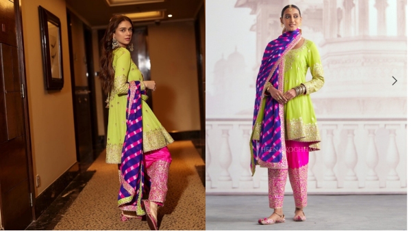 Aditi Rao Hydari Opts For Heena Kochhar Anarkali Set