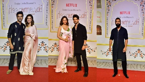 Heeramandi Screening Vicky Kaushal Pulkit Samrat