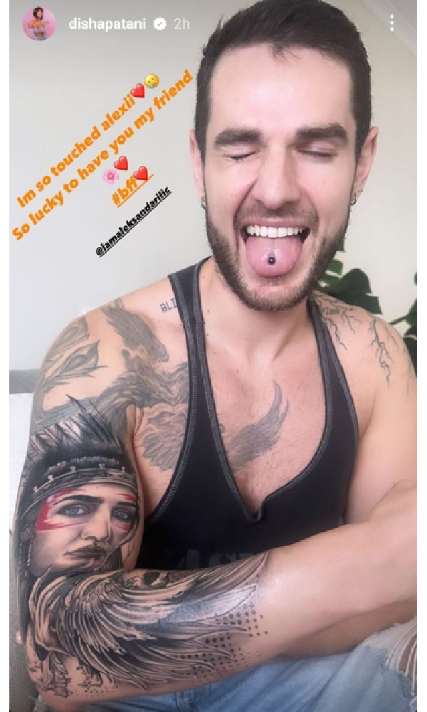 Disha Patani s Alleged BF Flaunts Tattooed Arm