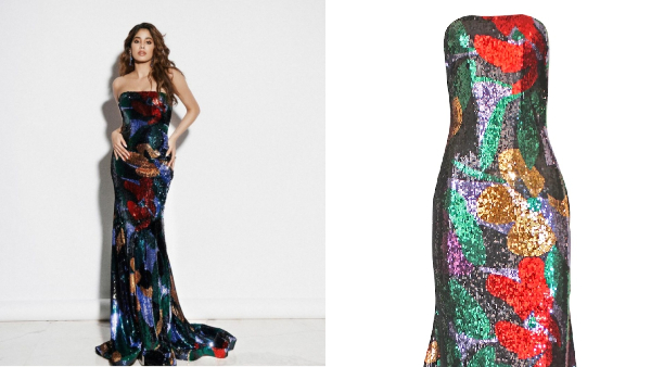 Janhvi Kapoor Wears A Naeem Khan Gown Janhvi Kapoor Wears A Naeem Khan Gown