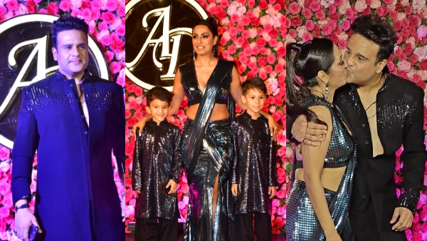 Krushna amp amp Kashmera Lock Lips At Arti Singh Sangeet