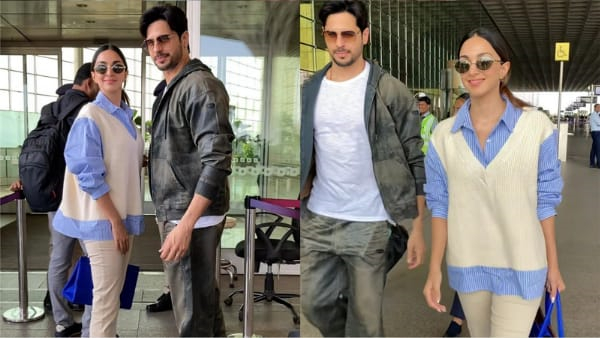 Kiara Advani striped shirt sweater Kiara Advani striped shirt sweater