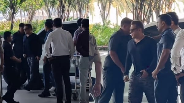 Salman Khan 1st public appearance after house firing case