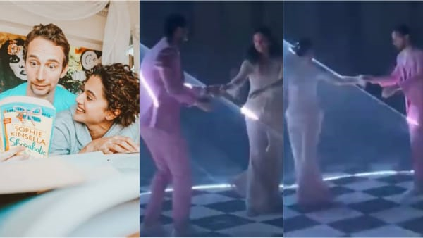 Taapsee Pannu-Mathias Boe wedding couple dance video Taapsee Pannu-Mathias Boe wedding couple dance video