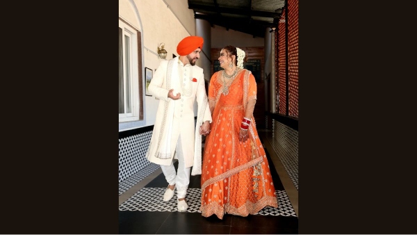 All Smiles Newly Weds Parleen amp amp Blondelle after an intimate wedding ceremony