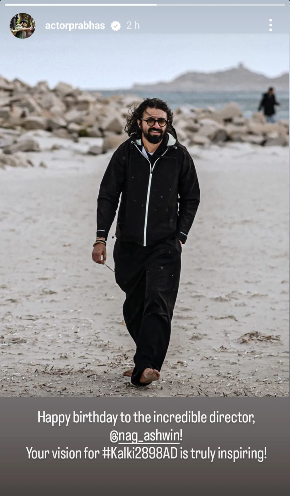 Prabhas Wishes 'Kalki 2898 AD' Director With A Sweet Note On His Birthday