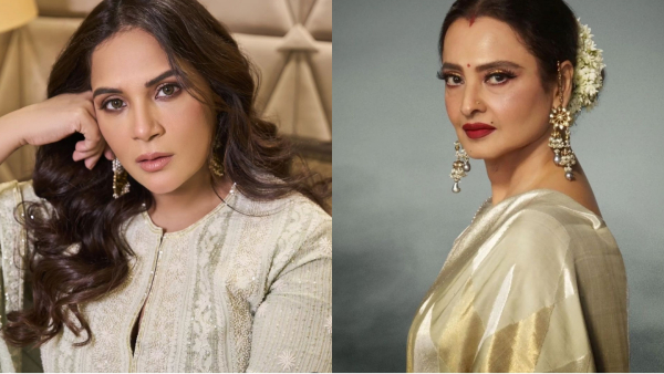 Heeramandi Premiere Rekha s Gesture For Mommy-to-be Richa Heeramandi Premiere Rekha s Gesture For Mommy-to-be Richa