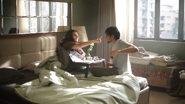 Balan Lights Up Film Set