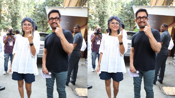 Aamir Khan amp amp Ex-Wife Kiran Rao Cast Their Votes